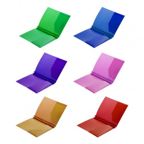 6Pcs/Bag Waterproof File Folder Foldable Anti-scratch Plastic Organized Document Folder Office Supplies: Default Title