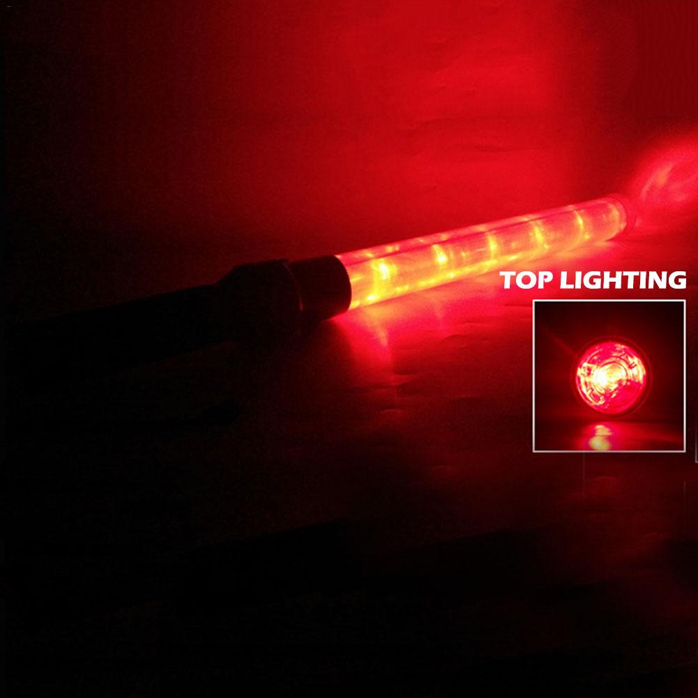 Rechargeable Traffic LED Signal Wand High Brightness Long Life LED Signal Traffic Wand Safety Warning Flashing Wand Police Baton