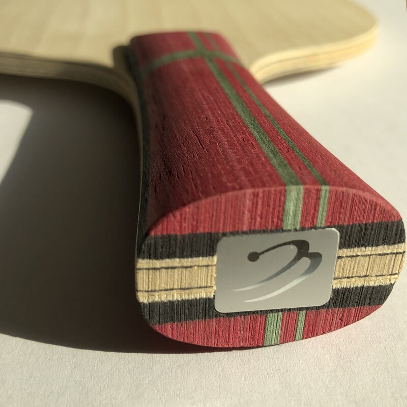 7 layers structure inner zl carbon fiber table tennis blade tested good by club long handle ping pong bats for table tennis funs