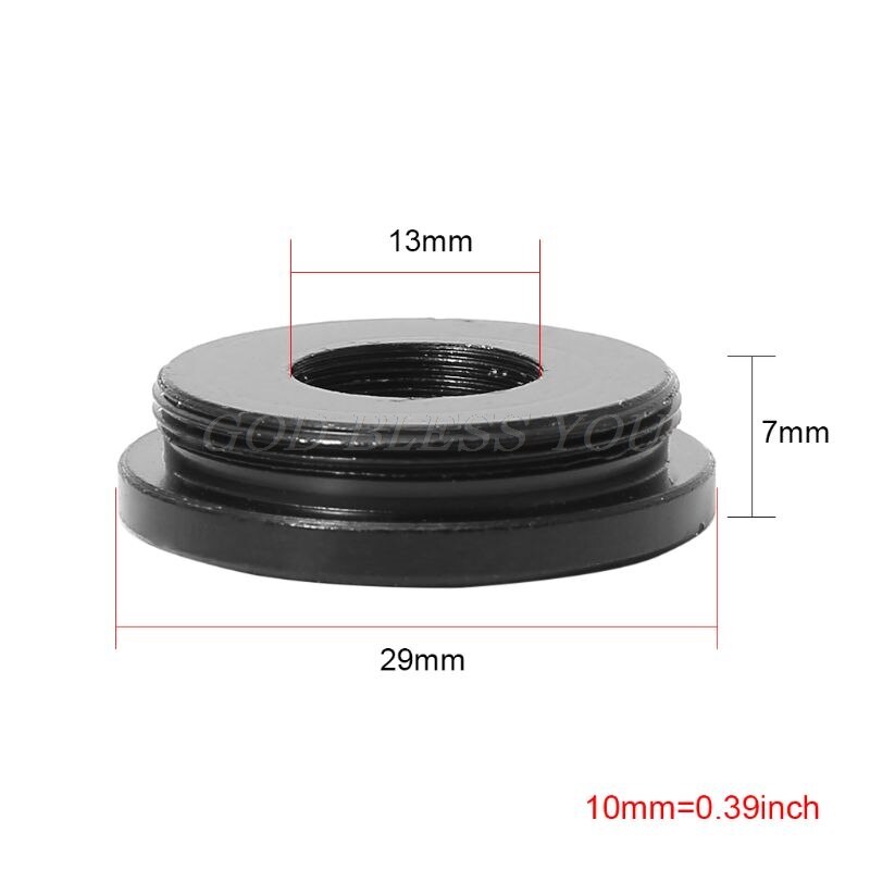 Black Metal C/CS Mount to M12 Board CCTV Lens Adapter Converter Ring for AHD SONY CCD TVI CVI Box Camera Support Accessories