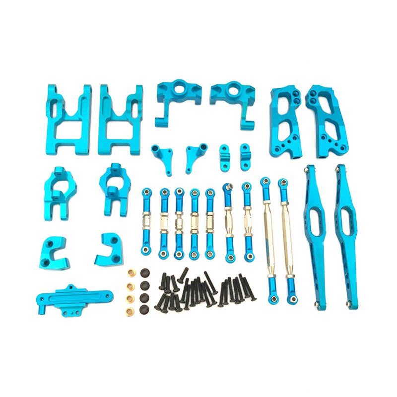 Upgrade Accessoires Kit Voor Feiyue FY03 Wltoys 12428 12423 1/12 Rc Buggy Auto Onderdelen: blue 02