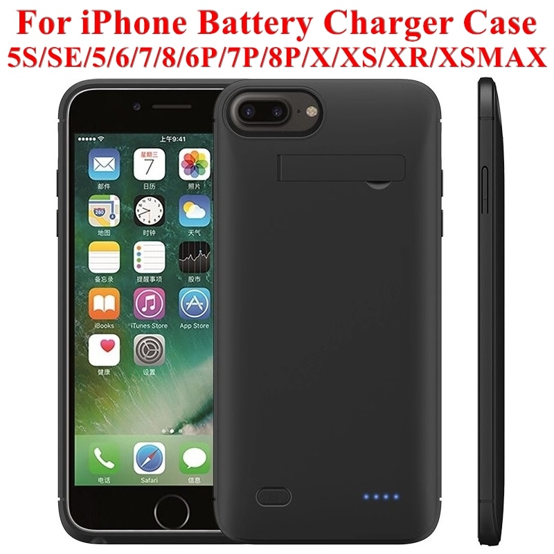 Battery Charger Case 10000mah Power bank case For iPhone 6 6s 7 plus case For iPhone X XS XR XSMAX Power Bank Charging Case