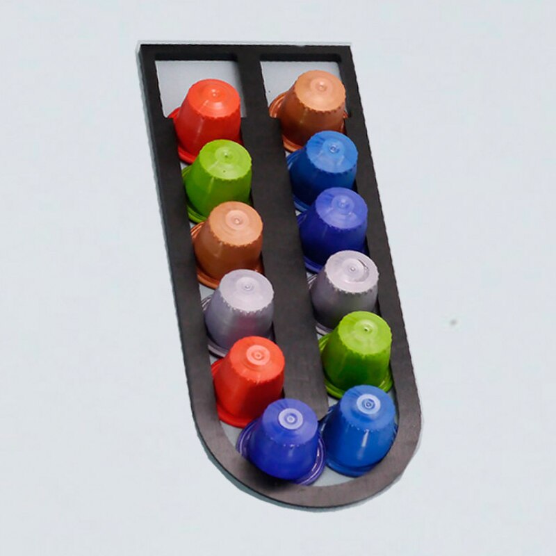 Koffiecuphouder van roestvrij staal, display, capsulehouder, torenstandaard, opbergplanken voor dolce gusto capsuletorenstandaard