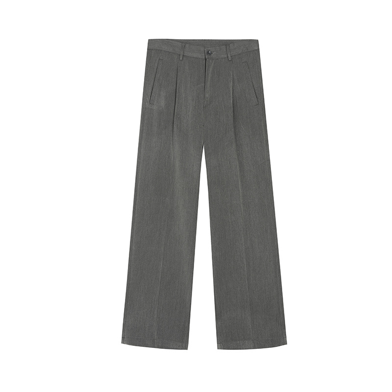 Saashi Men's Plus Size Jeans Elastic Waistband Straight Tube Loose Street Wear.