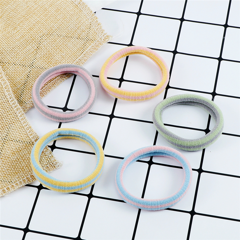 Cinta para el pelo a rayas para niña y mujer, diadema gruesa Morandi de colores, accesorios para el cabello, soporte para el pelo, 10 Uds.