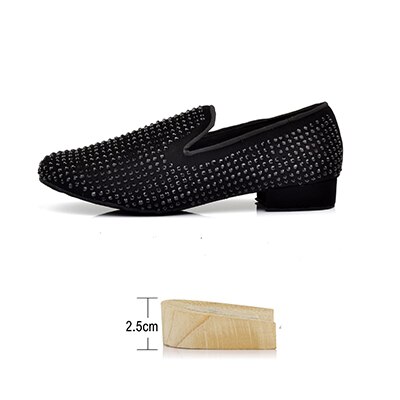 Ladingwu Latin Dance Schoenen Mannen Suède Strass Stijldansen Schoenen Mannen Zachte Bodem Sociale Partij Schoenen Indoor Sportschoenen: Blauw / 6.5