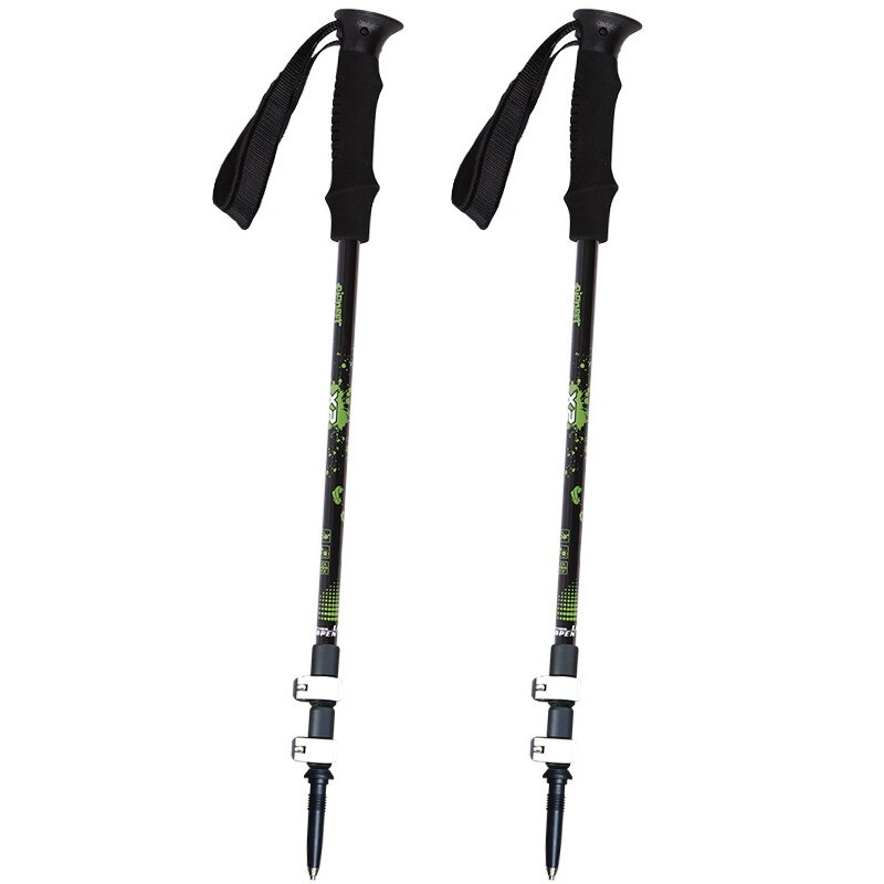 Sti trekking staver fottur stokker i svart hvit blå rød oransje godteri farger til utendørs vandring klatring: Svart