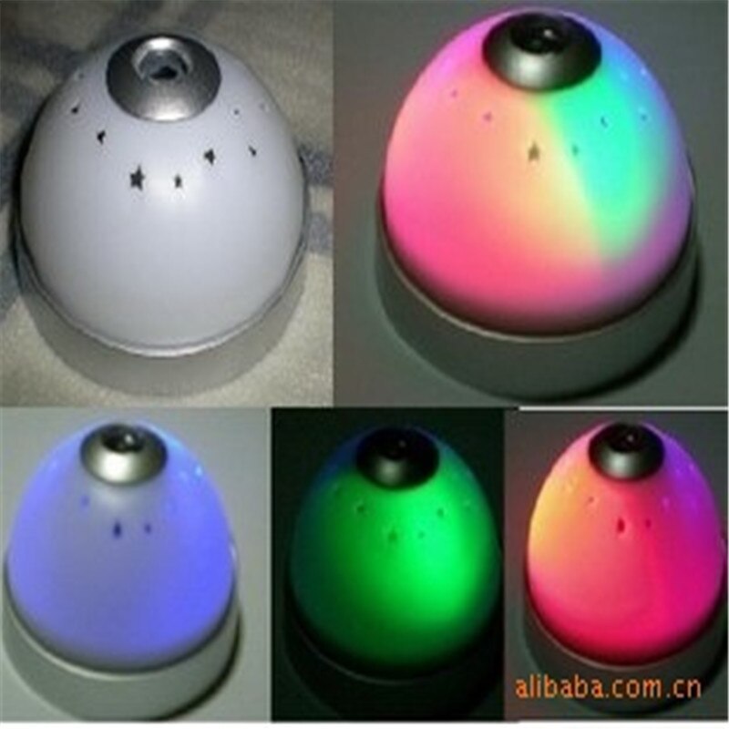 Kleurrijke Shining Licht Inbegrepen Projectie Wekker/Projectie Klok/Maan En Sterren Kleurrijke Projectie Wekker