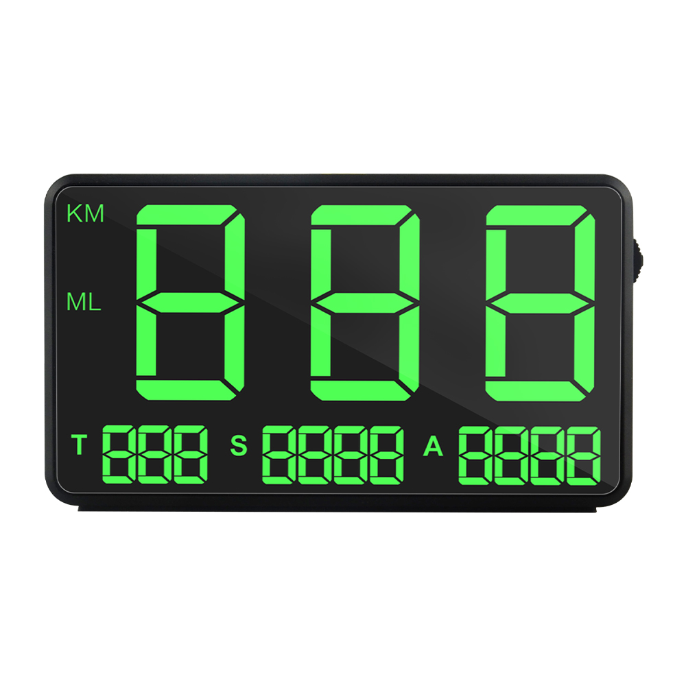 Digital Car GPS Speedometer C80 Green Screen Speed Display C80 Altitude Display For Car Trucks Motorcycle Head Up Display Car