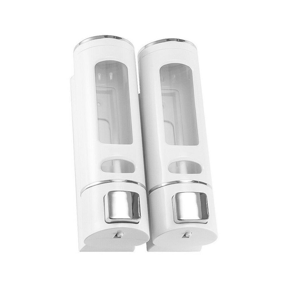 Dual Head Soap Dispenser Wall Mount Washing Lotion Soap Shampoo Hand Sanitizer Dispenser Bathroom accessories dispenser Sapone: B