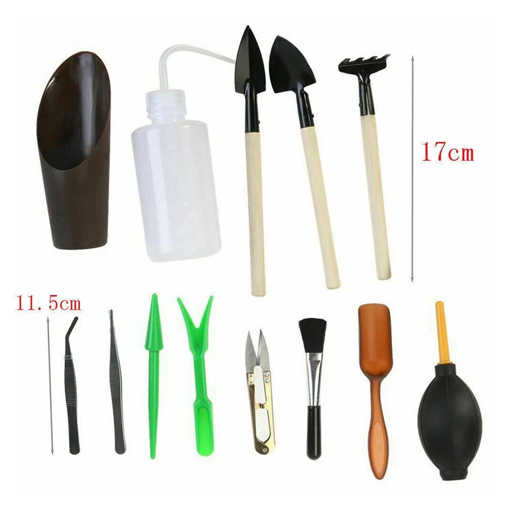 13PCS Mini Garden Tools Set Small Transplant Hand Tool For Multi-Functional Indoor Gardening Plant Care Gardening Tools Trimmers