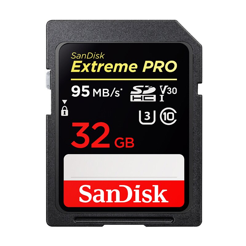 Original sandisk extreme pro/ultra 64gb sd-kort minneskort 32gb flash-kort 128gb 16 gb klass 10 u3 för 1080p 3d full hd-kamera: Sdxxg 95mb 32gb