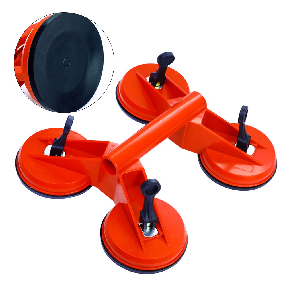 120kg Hand Tool Practical Granite Carrying Strong Bearing Transport Glass Lifter Suction Cup Puller Tile Mirror Vacuum Four Pad
