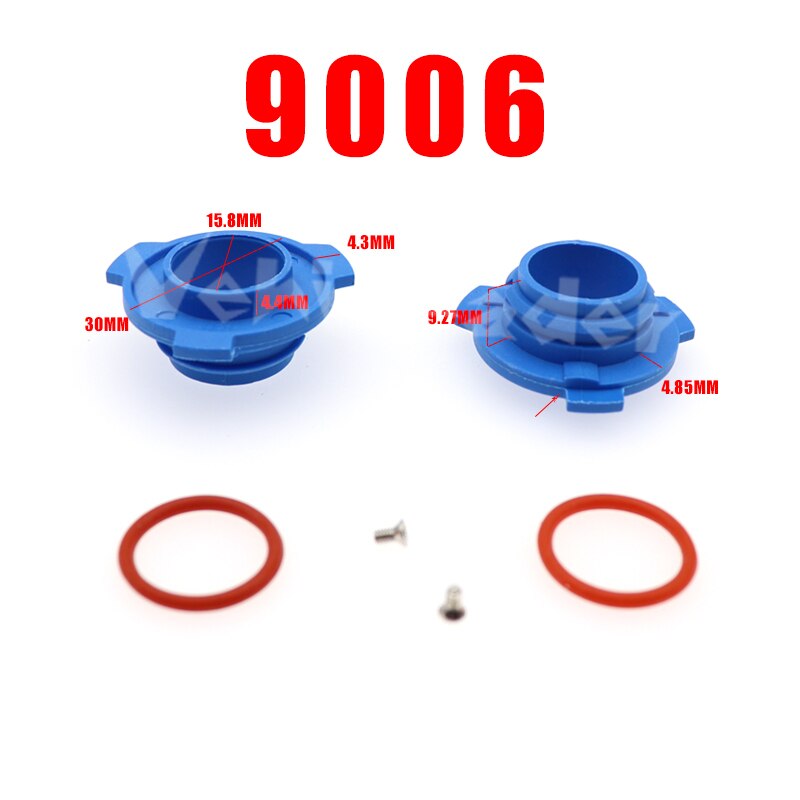 2 buc. adaptor de bază pentru bec pentru faruri cu led pentru mașină, suport de reținere 880 / 9006-hb4 / 9005-hb3 / h11 / h7 / h4-hb2 / h3 / h1: 9006-hb4