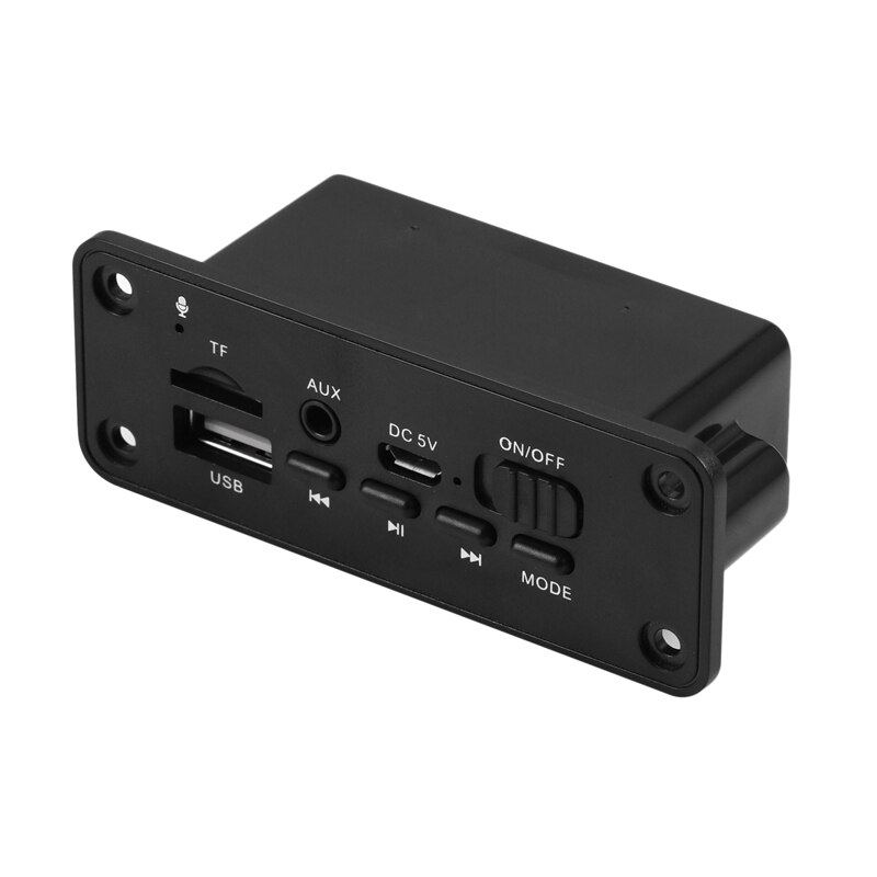 Bluetooth 5.0 MP3 Decoder Board Module 2X3W Speaker Fm Radio Module: Default Title