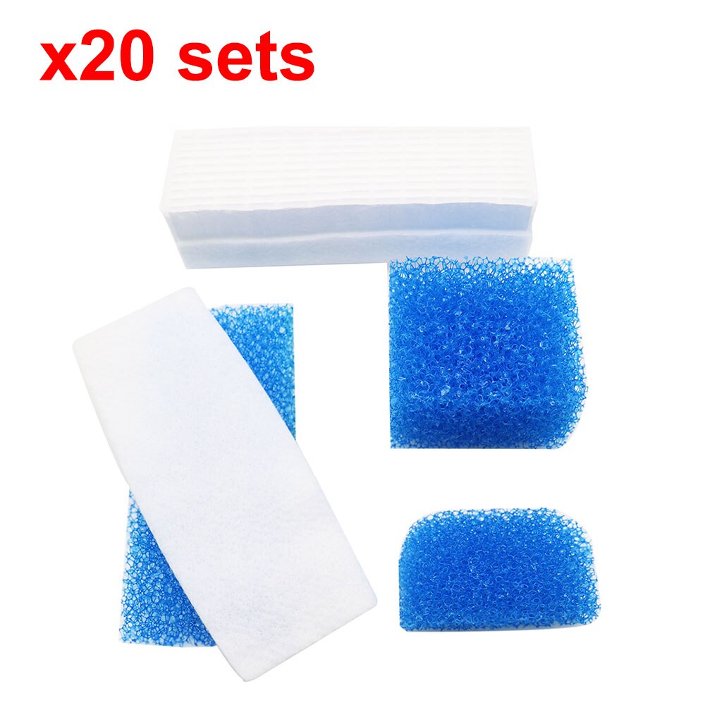 Vhbw Kit 5 Filtri Di Ricambio Per Aspirapolvere Thomas Twin TT Aquafilter - Sostituisce Thomas 787203, Include Filtro HEPA, Spugna, Salva-Motore, Microfiltro E Filtro A Umido - 2