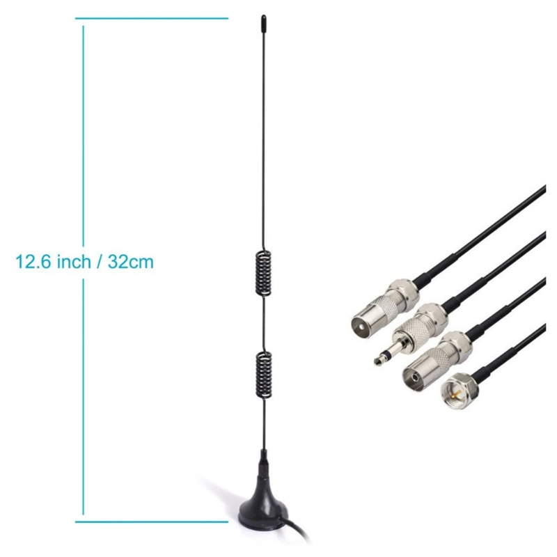 Stereo Receiver Tuner Home Theater Receiver Base FM Antenna for Indoor Video 50 ohm FM Radio Antenna
