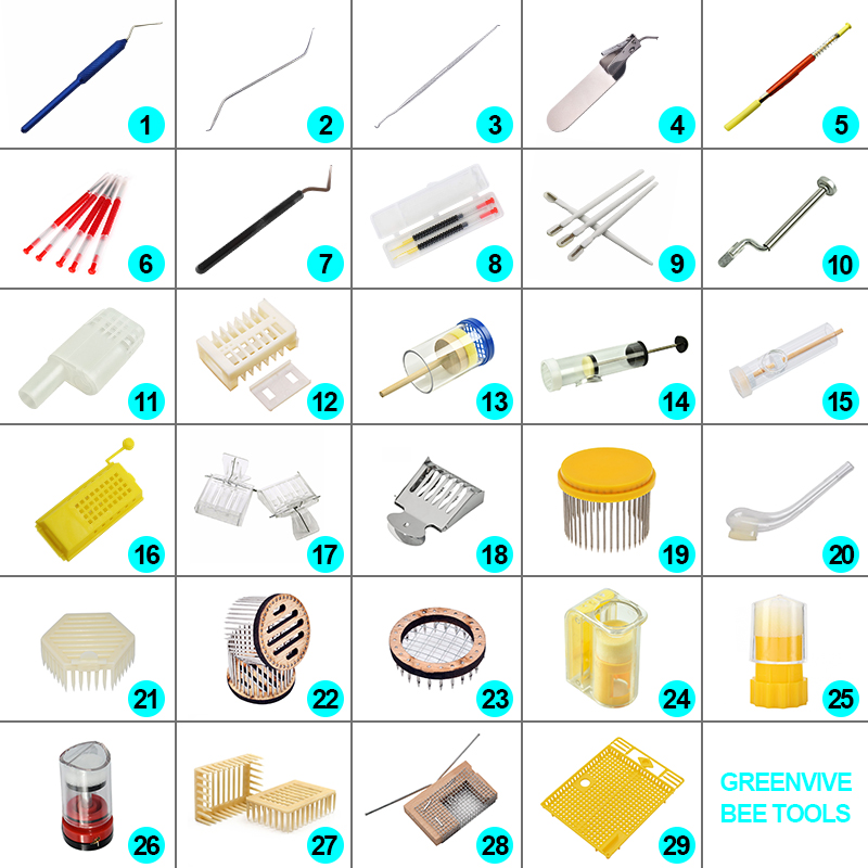 Beekeeping Queen Rearing Tool Queen Bee Grafting Tool Queen Cage Marking Cage Queen Catcher Bee Hive Tools