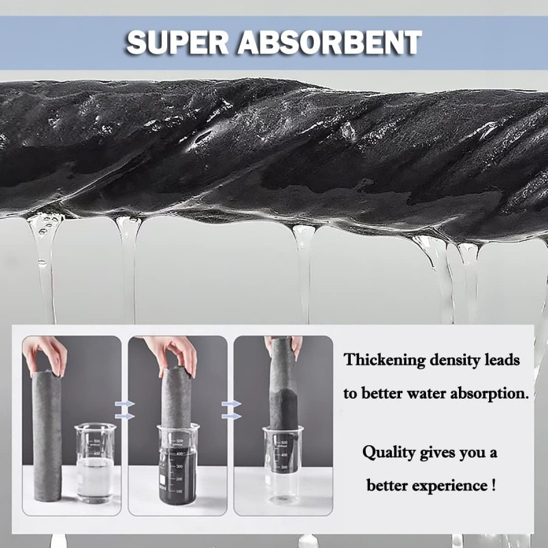 Paño de limpieza mágico grueso, trapo de microfibra multiusos, vidrio reutilizable, toallita para ventanas automáticas, trapo de limpieza de espejo de cocina sin pelusa