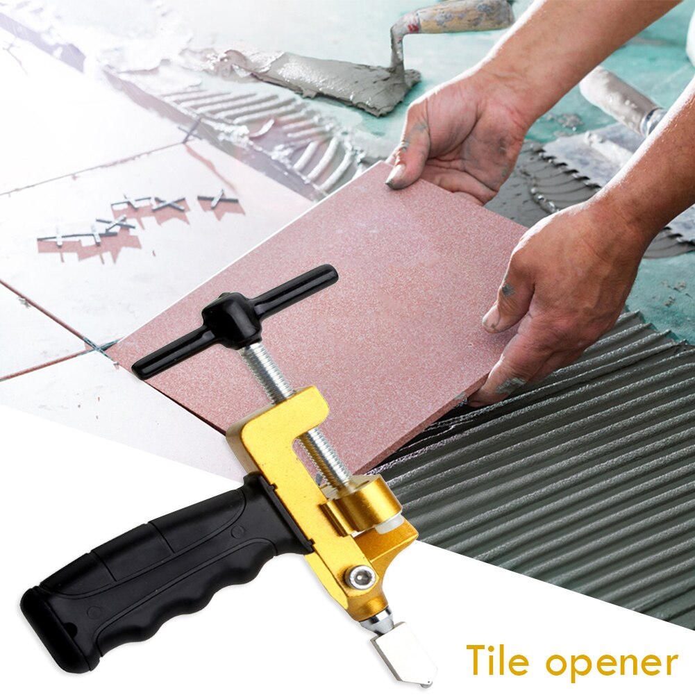 2 in 1 Manual Glass Cutter Portable Handheld Multifunctional Ceramic Tile Opener Wheel Knife Tools Ceramic Tile Glass Cutter