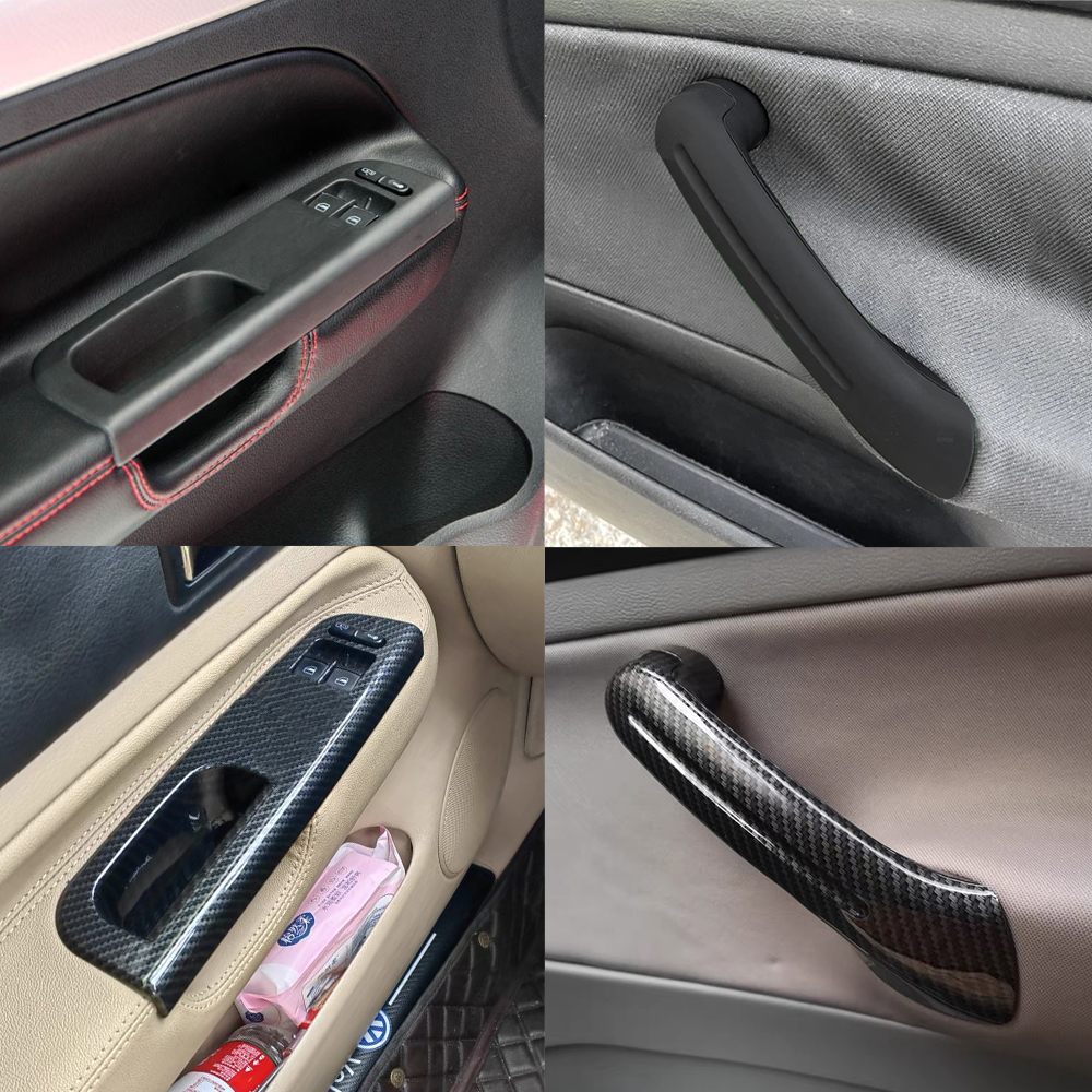 Reemplazo de manija de agarre de puerta de Panel de cubierta de interruptor de ventana de coche LHD para Volkswagen VW Bora Golf 4 MK4 Jetta 1999-2004