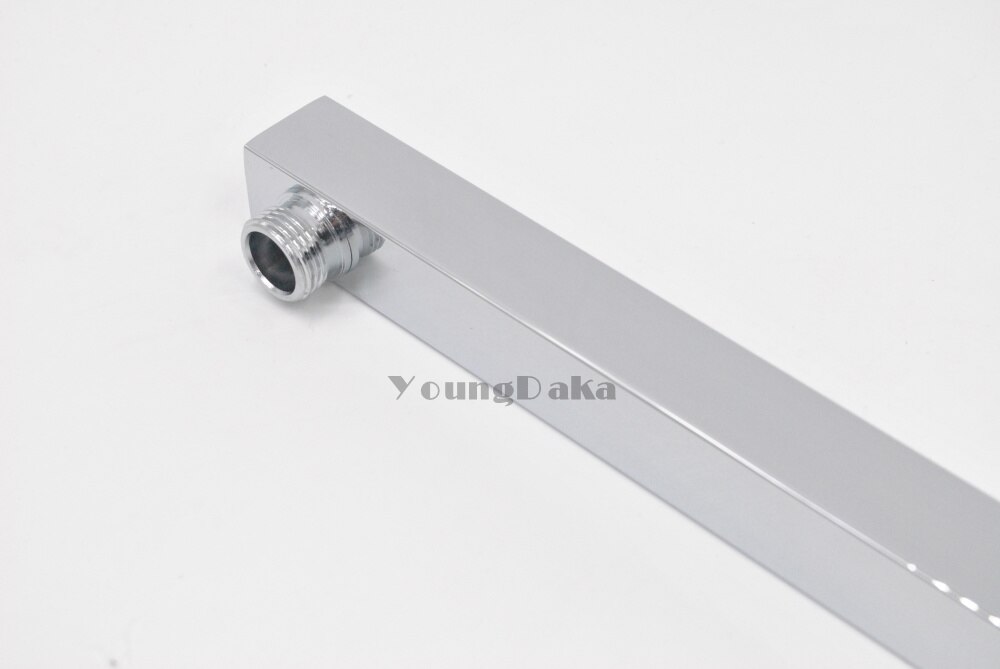 Alcachofa de ducha en Croma de acero inoxidable de 40cm para ducha de lluvia accesorios de baño conjunto de cabezal de ducha