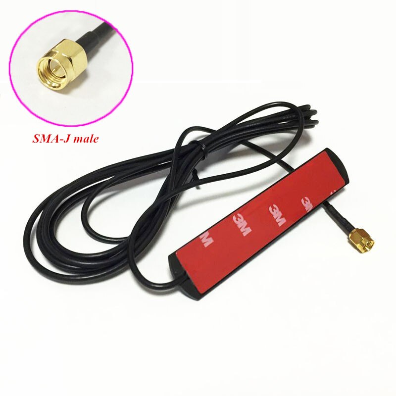 433MHz Antenna SMA 3M cable antena 3dBi RG174 Long Range Patch Antenna with Pasteable Sticker Ham Radio