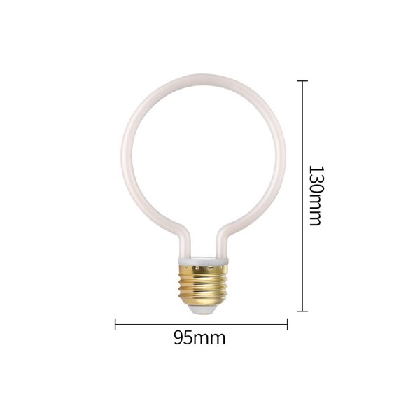 Ampoule rétro LED Edison 220V 230V E27 LED, lumière à Filament doux, lampe de maison, Ampoule à incandescence, décoration d'éclairage de: D / Clear Cover