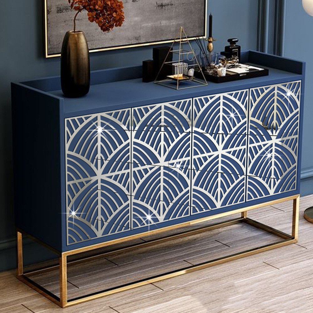 Möbel Änderung Dekoration Aufkleber Wohnzimmer Schlafzimmer Schrank Dekorative Spiegel Acryl Selbst-Klebstoff Spiegel Aufkleber