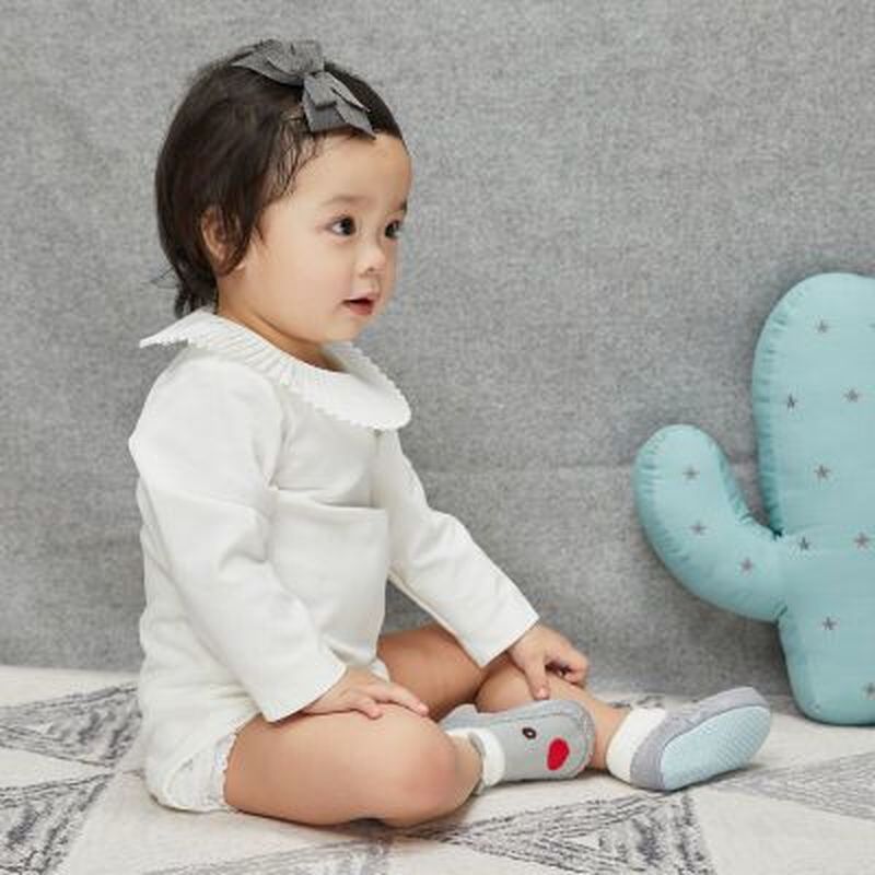 Baby Socks with Rubber Soles Animal Pattern Infant Foot Sock for Newborn Spring Kid Floor Socks Shoes Anti-Slip Soft Sole Sox