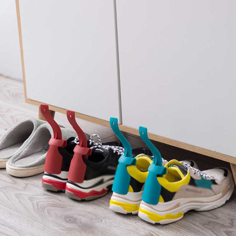 2Stck Professionelle Schuhlöffel Bunte Kunststoff Schuh Horn Löffel Schuhlöffel Schuhe Heber Werkzeug Schuhe Zubehör schuh heber Süssigkeit Farbe