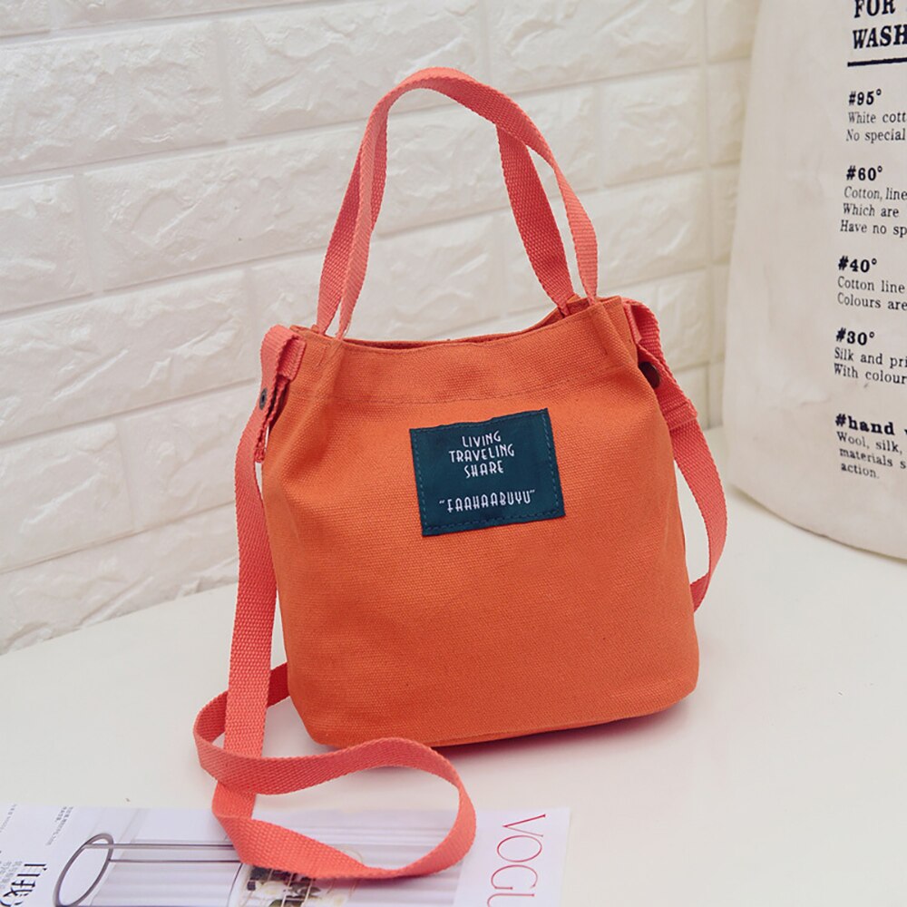 Kstyle 9108 Korean Top Seller Premium Canvas Women Sling Bag Handbag Handbeg Wanita: Orange