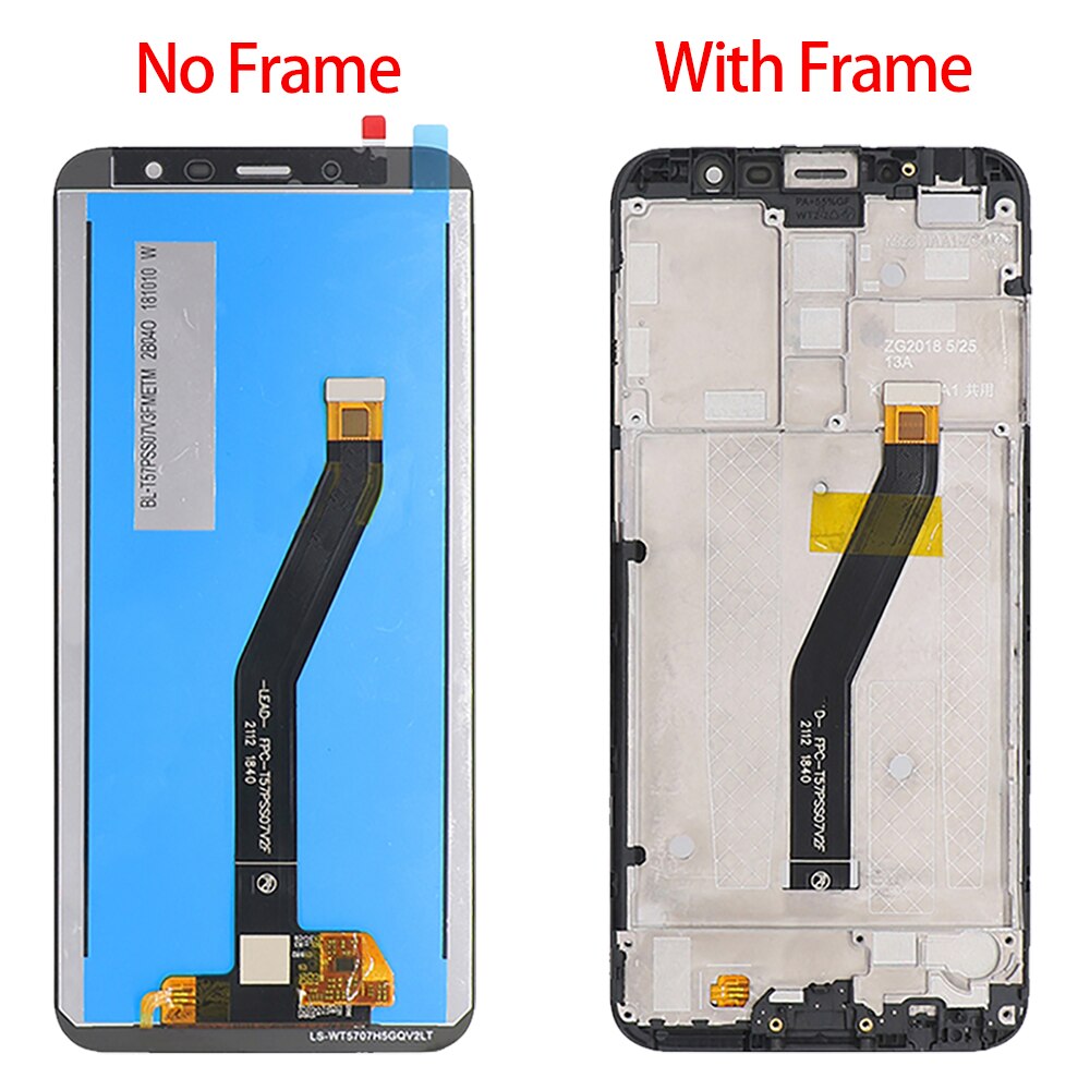 5.7'' Original LCD Screen Digitizer For MEIZU M6T LCD Display Touch Screen + Frame Assembly Replacement M811H M811S M811T M811Q