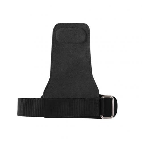 Anti-dérapant musculation salle de sport Fitness gants haltérophilie mitaine pour hommes femmes: Black