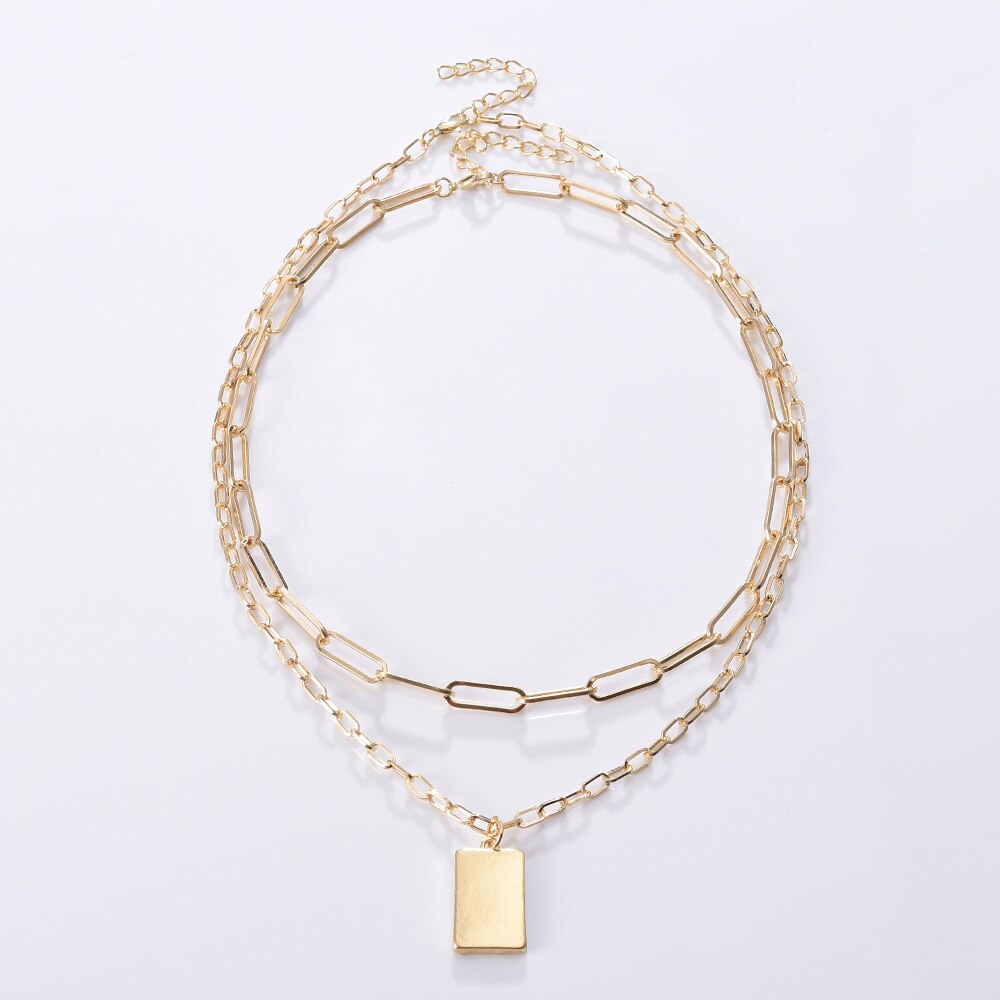 Ztech ZA Heart Necklaces for Women Trendy Luxury Metal Maxi Gold Color Collar Choker Necklaces Jewelry Party Show