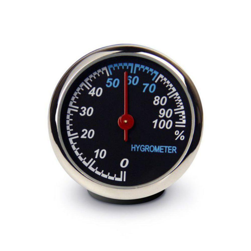 Digital Clock Thermometer Hygrometer Automobile Car Dashboard Decoration Ornaments Automotive Watch Car Styling: Hygrometer Clock