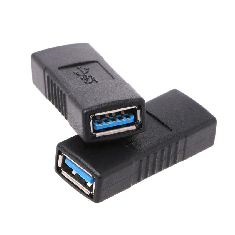 2 Stuks Usb 3.0 Type A Female Naar Female Adapter Coupler Gender Changer Connector