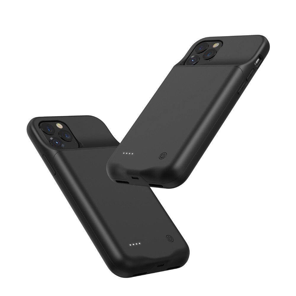 KQJYS Portable Soft TPU Full Covered Battery Case for iPhone 11/11 Pro Mobile Power Case for iPhone 11 Pro Max