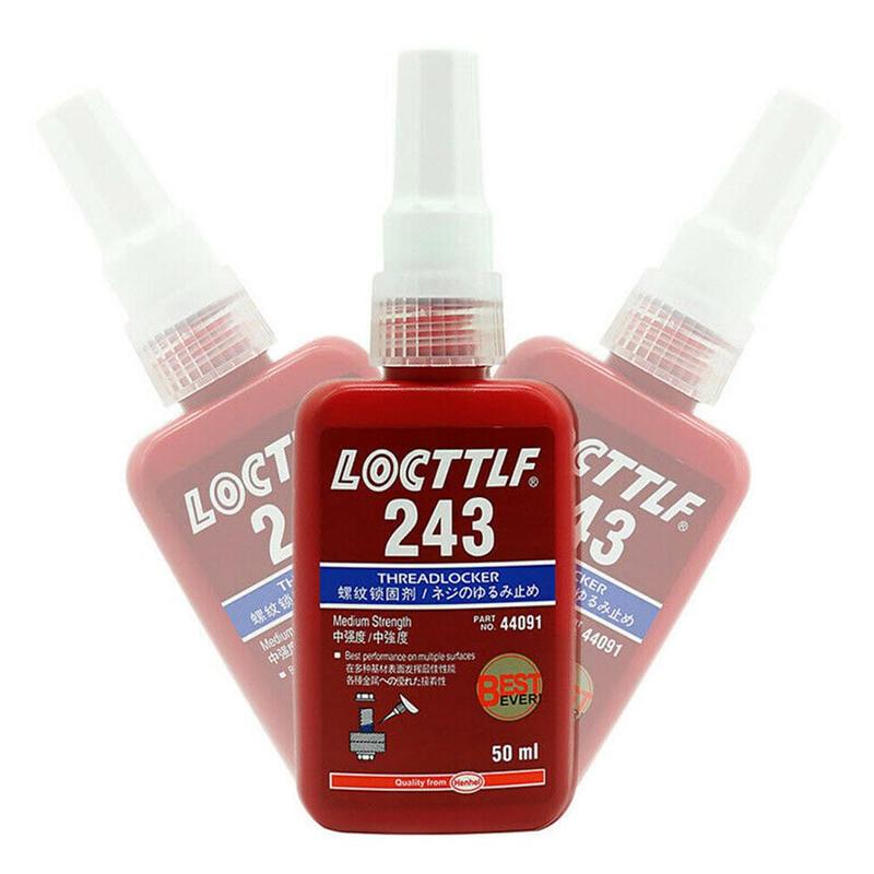 50ml 243 Cylindrical Retainer Locking Adhesive Metal Strength Thermal Environment Screw Adhesive Anaerobic Glue B3I7 K0L2