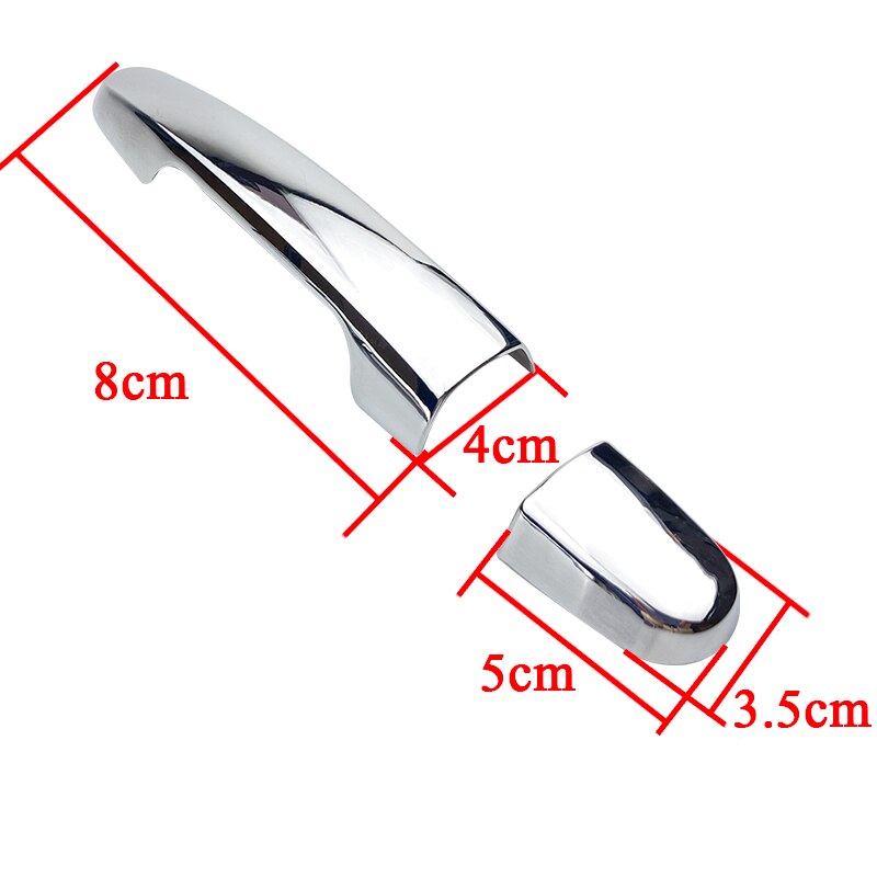 Chrome Exterieur Deurgreep Cover Trim Auto Sticker Voor Toyota Corolla Yaris Vios Hilux Vigo 2005