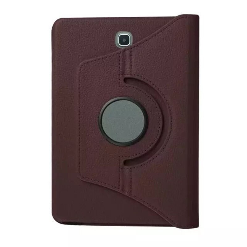 Per Samsung Galaxy Tab S2 9.7 pollici T810 T813 T815 T819 SM-T810 SM-T813 SM-T815 Tablet Caso 360 Girante Cuoio della Staffa copertura: Brown