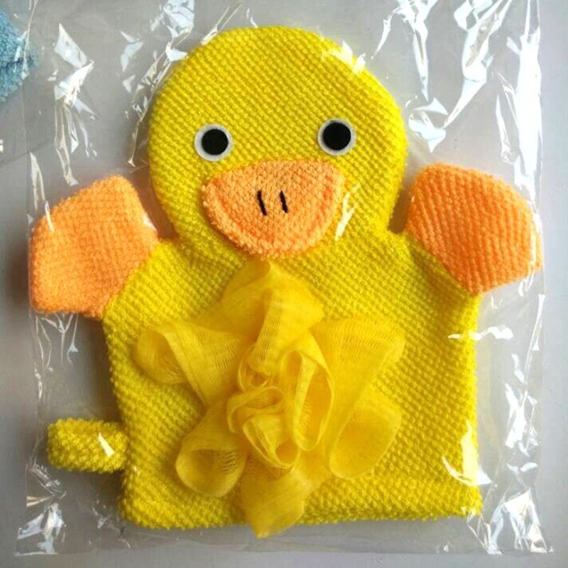 1 st söta barn baby shower badhandduk 5 färger djur stil dusch tvätt tyg handdukar: Gul ankunge