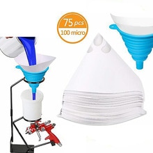 100 Mesh Filter Strainer Disposable Filter Paper & Nylon Set Strainers With Funnel