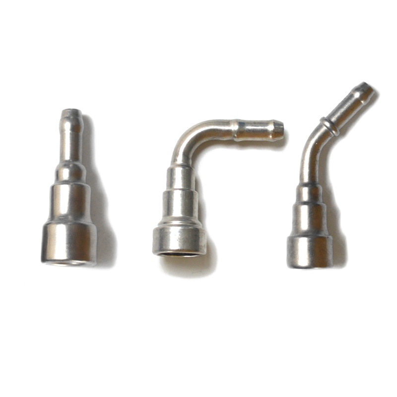 3/8" STAINLESS STEEL HEAVY DUTY PUSH LOCK FUEL LINE HOSE CONNECTOR METAL COUPLING