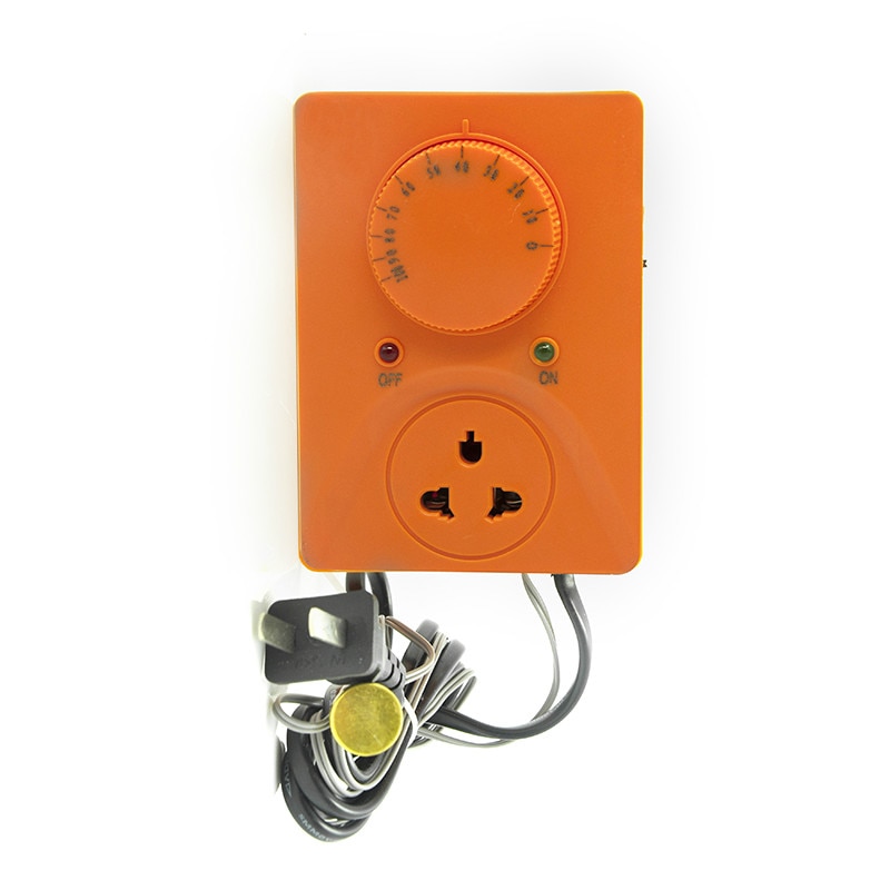 Boiler Thermostat Regulator Circulating Pump Auto Intelligent Temperature Controller 220V Sensor Probe with Mechanical knobs