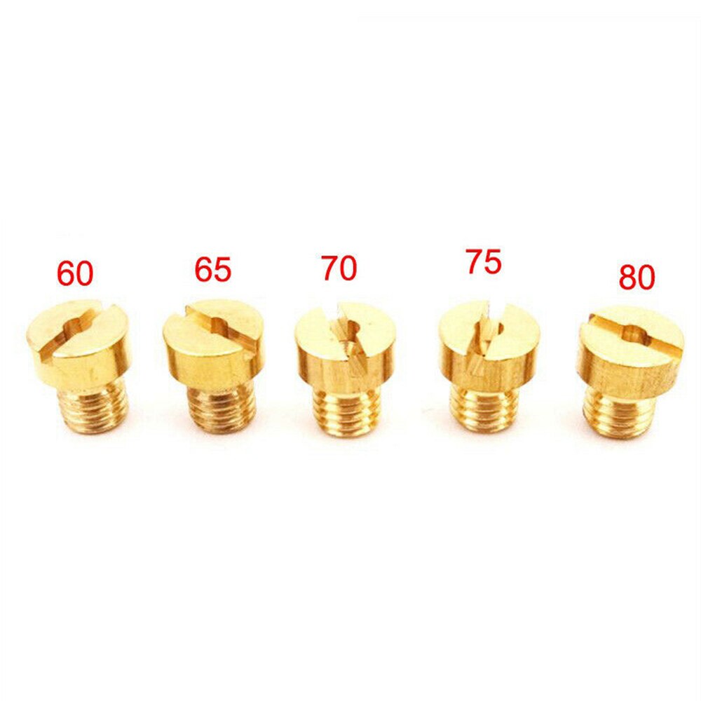 5pcs Carb Carburetor Jets 60 65 70 75 80 For 50cc 60 80cc Motorized Bicycle Bike