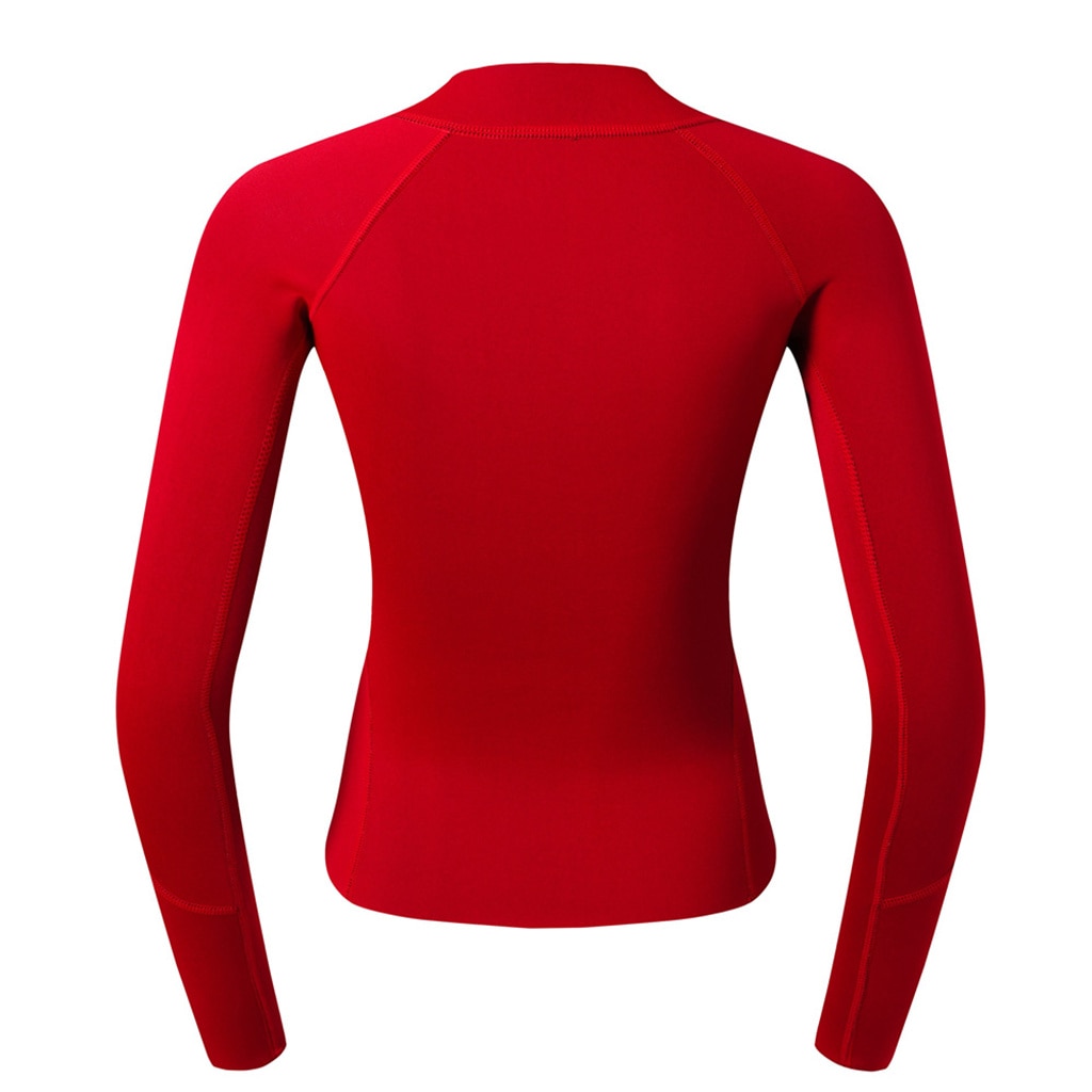 Premium 2mm Neoprene Women Wetsuit Front Zipper For Scuba Diving Swimming Top Red Women Wetsuit