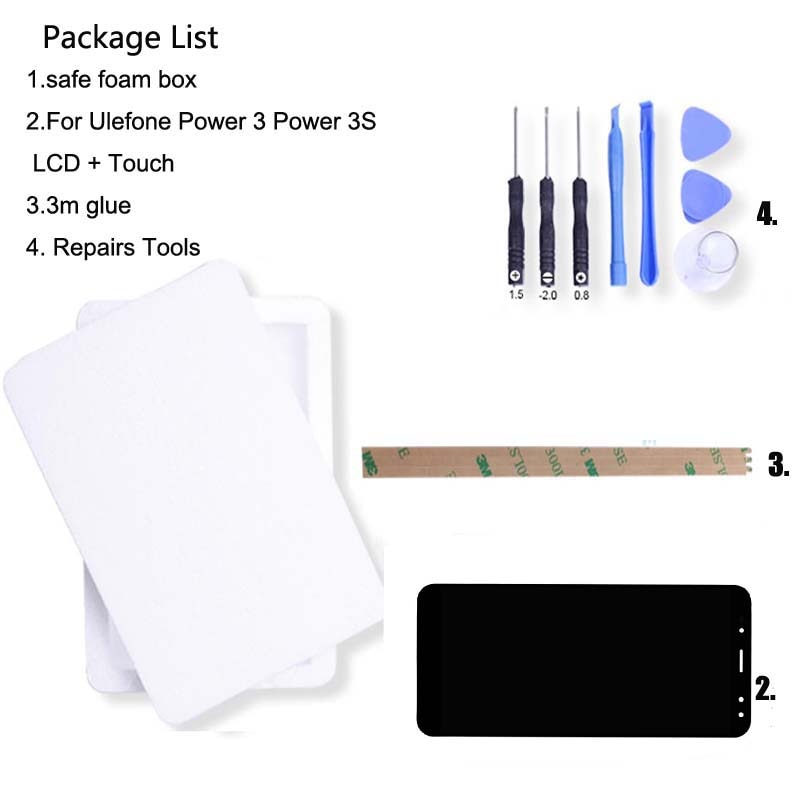 Für Original Ulefone Energie 3 LCD Anzeige + berühren Bildschirm Digitizer Montage Ersatz Teile 2160*1080P Für Ulefone Energie 3S 6,0"