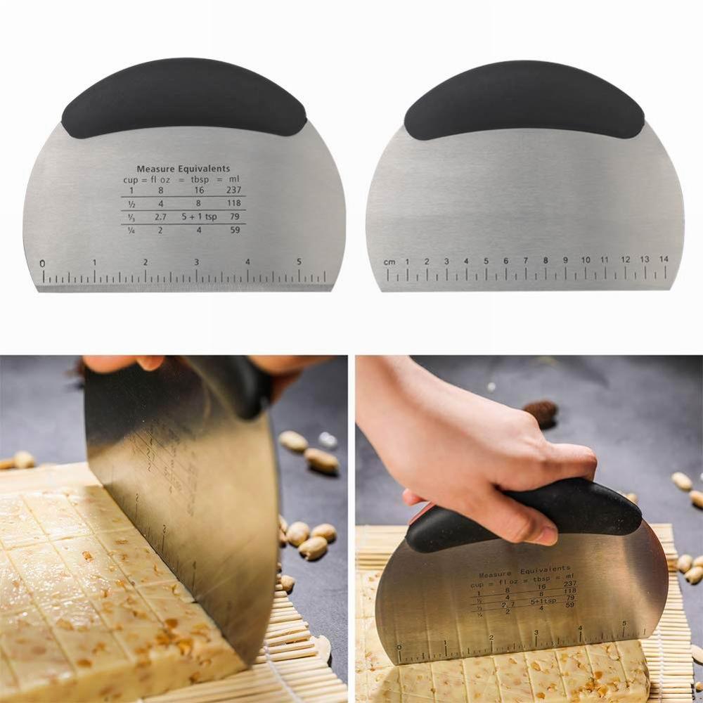 8 Pcs Baking Tools Stainless Steel Pastry Cutter Set With Pastry Cutter Dough Blender Biscuit Cutter Anti Slip Chef Cutter
