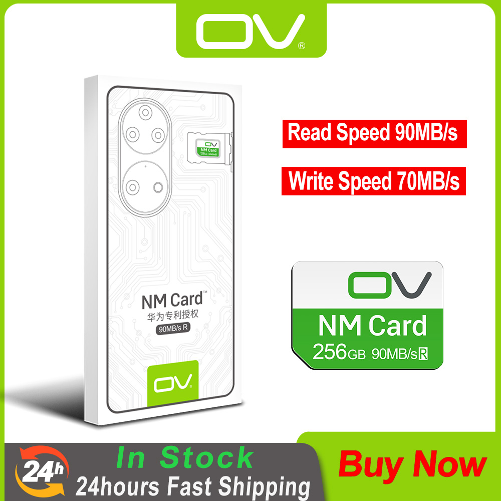Karta pamięci OV Nano 256GB dla Huawei Mate 30 40 50 60 P30 P40 P50 P60 pro Honor Nova Series Pad NM Card z czytnikiem kart typu C